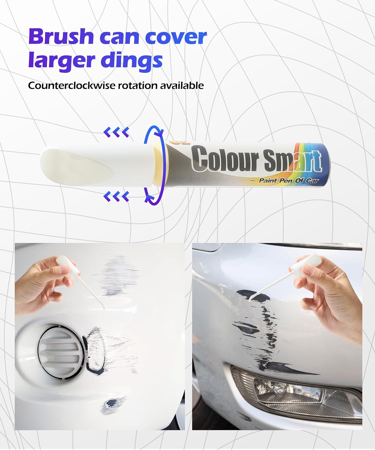 SCUARI Touch Up Paint Pen,Car Paint Pen,Car Paint Scratch Repair,Car Accessories Car Scratch Remover Pen,Car Touch Up Paint,Car Paint Scratch Repair,Paint Pen for Cars Paint Scratch Repair (Black)