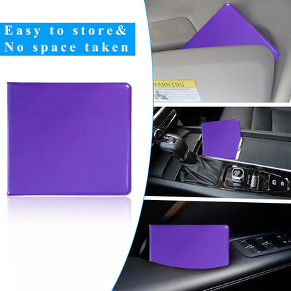 Kewucn 1 PC Car Registration Insurance Holder, Essential Auto Card Glove Box Organizer, Vehicle Interior Accessories Perfect for Most Car, Truck, SUV (10.55''×4.8'', Pink)