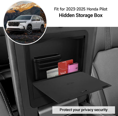 Glove Box Dividers Organizer Compatible with Toyota 2016-2020 2021 2022 2023 Tacoma Accessories Black ABS Material Center Console Organizer
