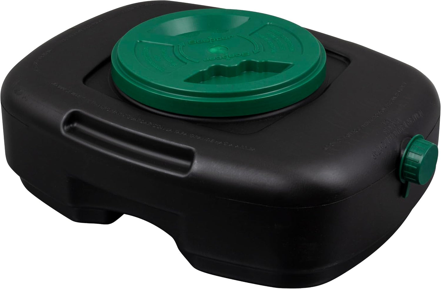 Scepter AM07029 7.3 Quart Oil Drain Pan with Lid, Filter Drain Screen, and Pour Spout for Automotive Fluids Including Engine Oil, Anti-Freeze, Transmission Fluid and More, 12" x 12-3/4" x 5.6"
