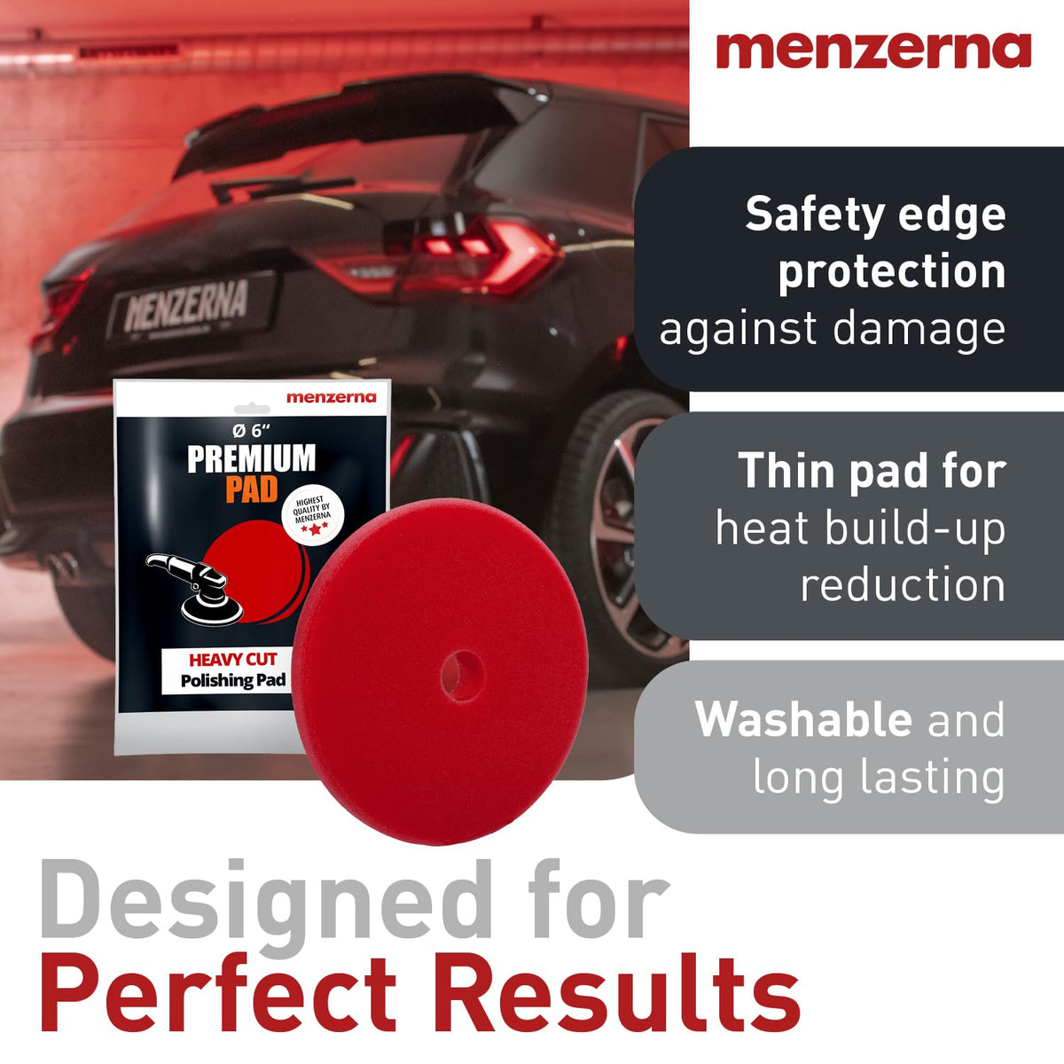 menzerna Polishing Set 8oz – HCC1000, MCC2500 & 3800 | 3-Step System for Scratch Removal, Swirl Elimination & Mirror-Like Finish