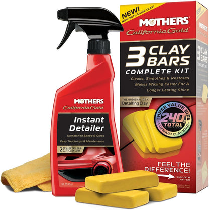 Mothers 07243 California Gold Deluxe Clay Bar Kit
