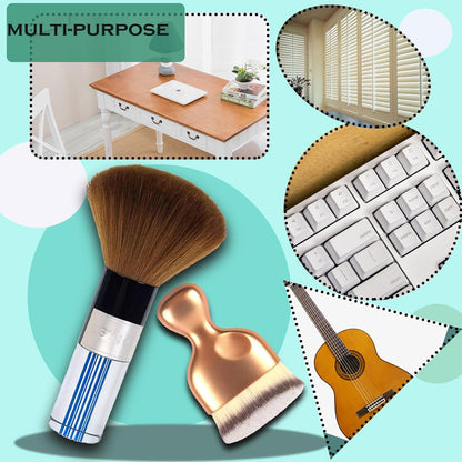 Car Interior Dusting Brush Auto Dust Sweeping Soft Brush Automotive Mini Duster Interior Cleaning Brush for Car Air Vent,Dash,Seat Microfiber Sweep Detailing Brushes Dust Removal Tools 3PCS
