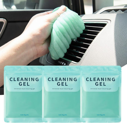 ASFSKY Car Cleaning Gel (Blue,Mint) Cleaning Putty Universal Dust Cleaning Car Interior Cleaner Keyboard Dust Remover Car Slime Gifts for Men Women girl（1 pack）