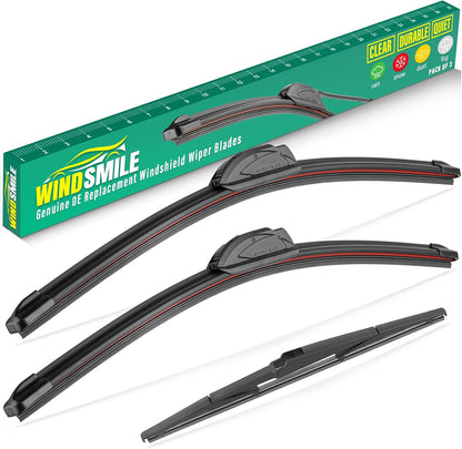 26" 16" 11" Windshield Wiper Blades Replacement for Chevrolet Chevy Trax 2024 2025 2026 Premium All Weather Front Rear Wipers Set - OEM Quality (Pack of 3) - Colors A