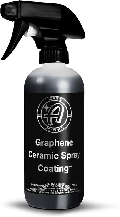 Adam's Polishes Advanced Graphene Ceramic Spray Coating - 18+ Months Sprayable Graphene Oxide Ceramic Coating for Cars, Boats, RV's & Motorcycle | Adds Extreme Gloss, Depth, Shine & Protection