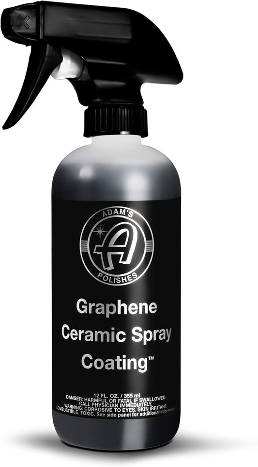 Adam's Polishes Advanced Graphene Ceramic Spray Coating - 18+ Months Sprayable Graphene Oxide Ceramic Coating for Cars, Boats, RV's & Motorcycle | Adds Extreme Gloss, Depth, Shine & Protection