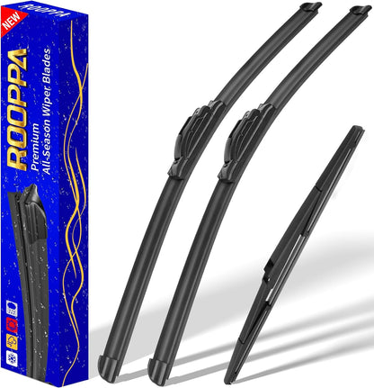 3 wipers Replacement for 2019-2023 2024 2025 2026 Subaru Forester, Windshield Wiper Blades Original Equipment Replacement - 26"/17"/14" (Set of 3) - Colors A