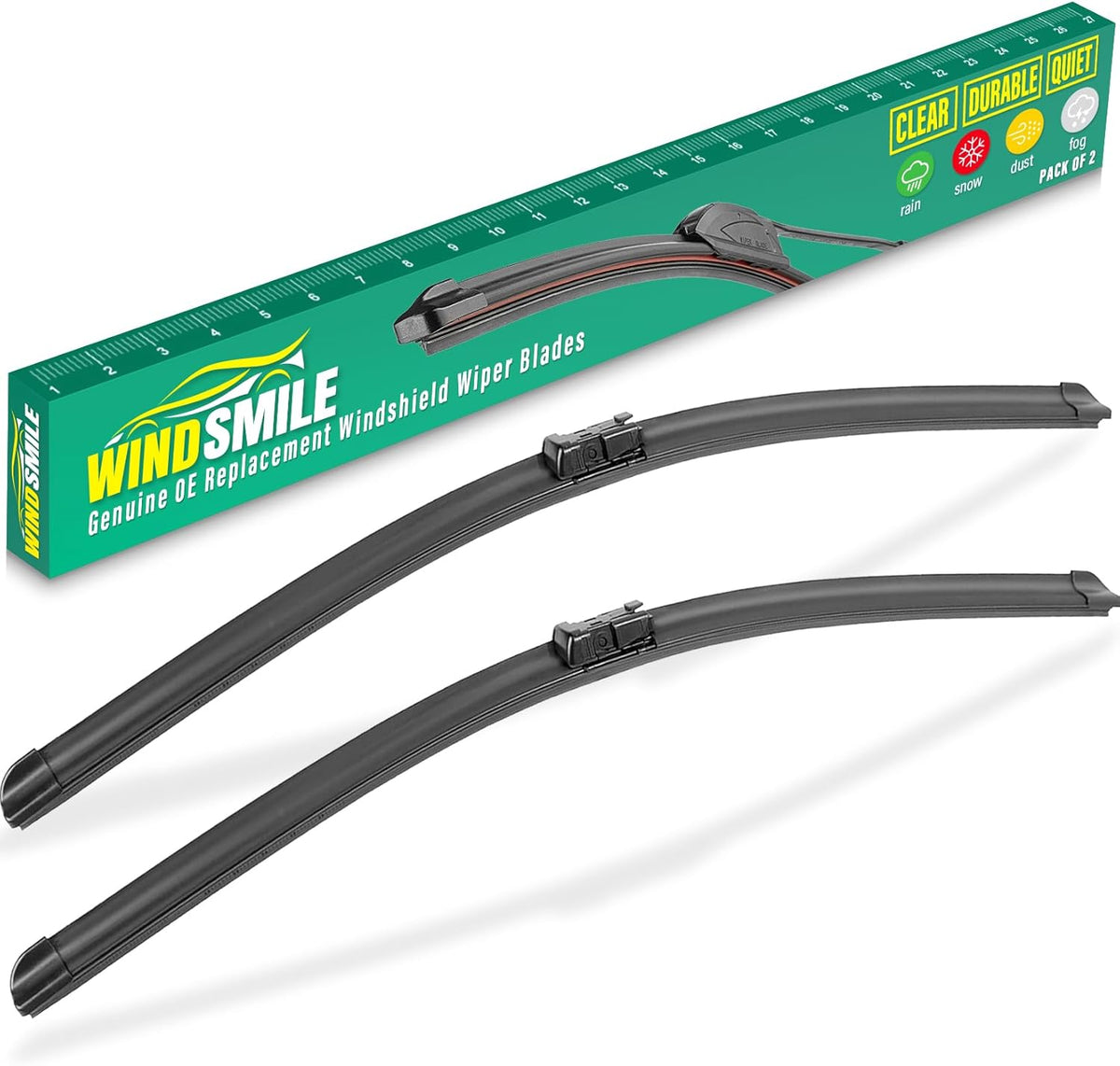 26" 16" 12" Windshield Wiper Blades Replacement for Toyota RAV4 2019 2020 2021 2022 2023 2024 2025 RAV 4 / Mazda 5 2006-2015 Premium All Weather Front Rear Wipers Set - OEM Quality (Pack of 3) - Colors C