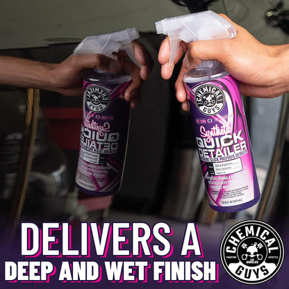 Chemical Guys WAC2111602 Synthetic Quick Detailer, Extreme Slick Polymer Detailer, Great for Cars, Trucks, SUVs, Motorcycles, RVs & More, 16 fl oz (2 Pack)