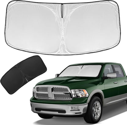 for Toyota Tacoma 2016-2023 2024 2025 2026 Sun Shade Sunshade Windshield Cover - 4 Layers Front Window Shade Custom Fit Tacoma 2Dr 4Dr Pickup Sun Visor 240T Shade Blocks UV Rays Car Accessories - Colors C
