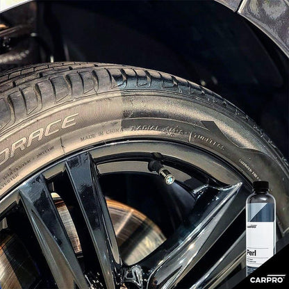 CARPRO PERL Plastic & Rubber Protectant - [Plastic, Engine, Rubber, Leather] - Concentrated Tire Dressing, Water Based UV Protection, Satin Finish - 1 Liter (34oz)