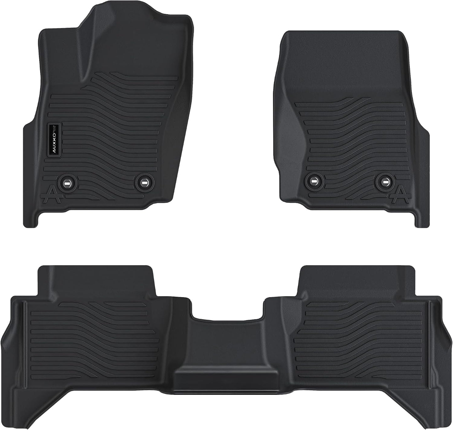 All Weather Floor Mat Fit for Toyota Corolla(Include Hybrid Exclude Hatchback) 2026 2025-2020 TPE Rubber Liners Corolla Accessories All Season Guard Odorless Anti-Slip Liner Black
