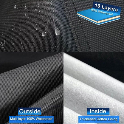 10 Layers Car Cover Custom Fit for Mercedes Benz C Class C250 C300 C43 C63 (1993-2026), Waterproof All Weather for Automobiles, Outdoor Full Cover Sun Dust Rain Protection with Cotton. Black - Colors A
