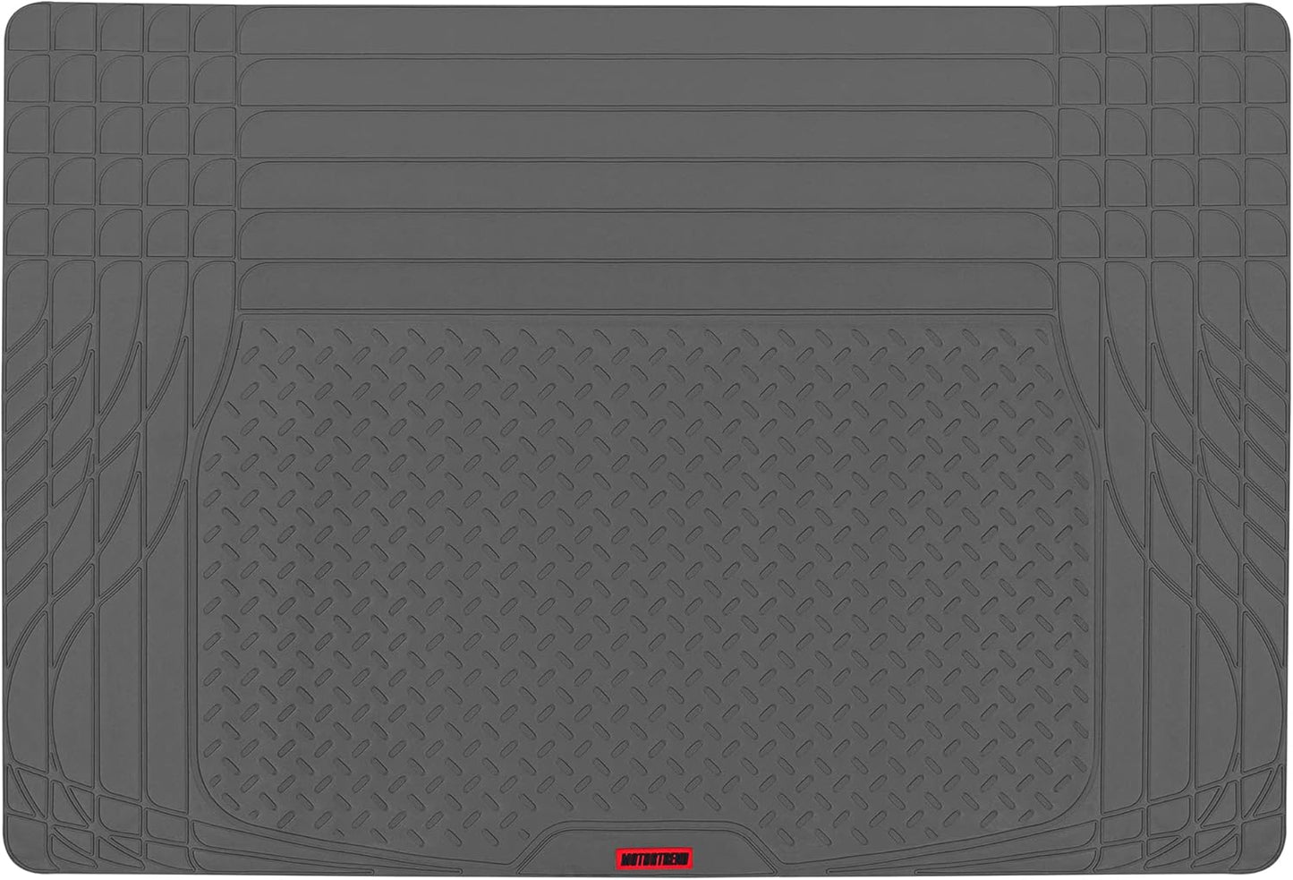 Motor Trend FlexTough SUV Cargo Liner & Car Trunk Mat - Universal Trim-To-Fit All Weather Cargo Mats for Back of SUV - SUV Trunk Mat & Trunk Liner Floor Mat Cargo Cover - Trunk Cover 47.5"in x 32.2"in