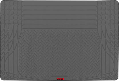 Motor Trend FlexTough SUV Cargo Liner & Car Trunk Mat - Universal Trim-To-Fit All Weather Cargo Mats for Back of SUV - SUV Trunk Mat & Trunk Liner Floor Mat Cargo Cover - Trunk Cover 47.5"in x 32.2"in
