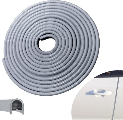 Car Door Edge Guards, 32.8Ft(10m) Car Door Protector Edge Guards Rubber Seal, Doors Edge Trim U Shape Edge Guards for Cars Trucks Suvs (Black)