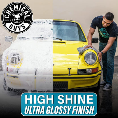 Chemical Guys HydroSuds Ceramic, Shine High Foaming Car Wash Soap - Foam Cannon Soap, Works with Foam Guns or Bucket Washes for Cars, Trucks, Motorcycles, RVs, and More, Berry Scent - 16 oz