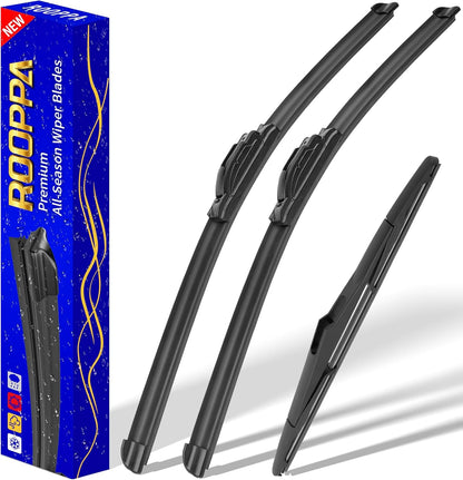 3 wipers Replacement for 2019-2023 2024 2025 2026 Subaru Forester, Windshield Wiper Blades Original Equipment Replacement - 26"/17"/14" (Set of 3) - Colors A