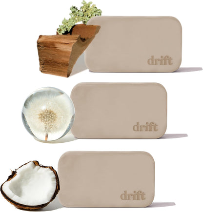 Drift Car Air Freshener - Stone Air Freshener Car Odor Eliminator - Long Lasting Scent - Auto Accessories - Metal Clip - Essential Oils - Clean Ingredients - Open Air Scent Starter Kit