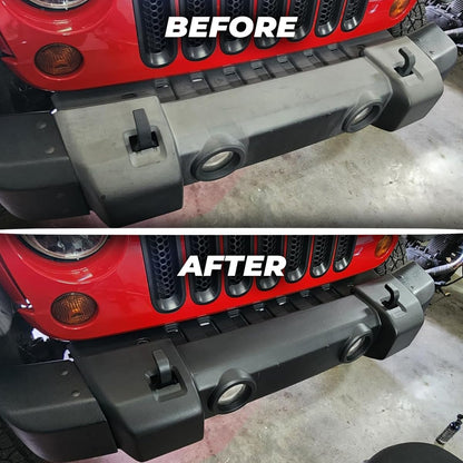 ExoForma Black Trim Restorer - Lasts 6+ Months, Dye Infused Waterproof Plastic Restorer for Cars - Perfect for Faded Bumpers, Trim & Vinyl on Jeeps, Truck Beds, Avalanches & ATVs | 4oz Kit