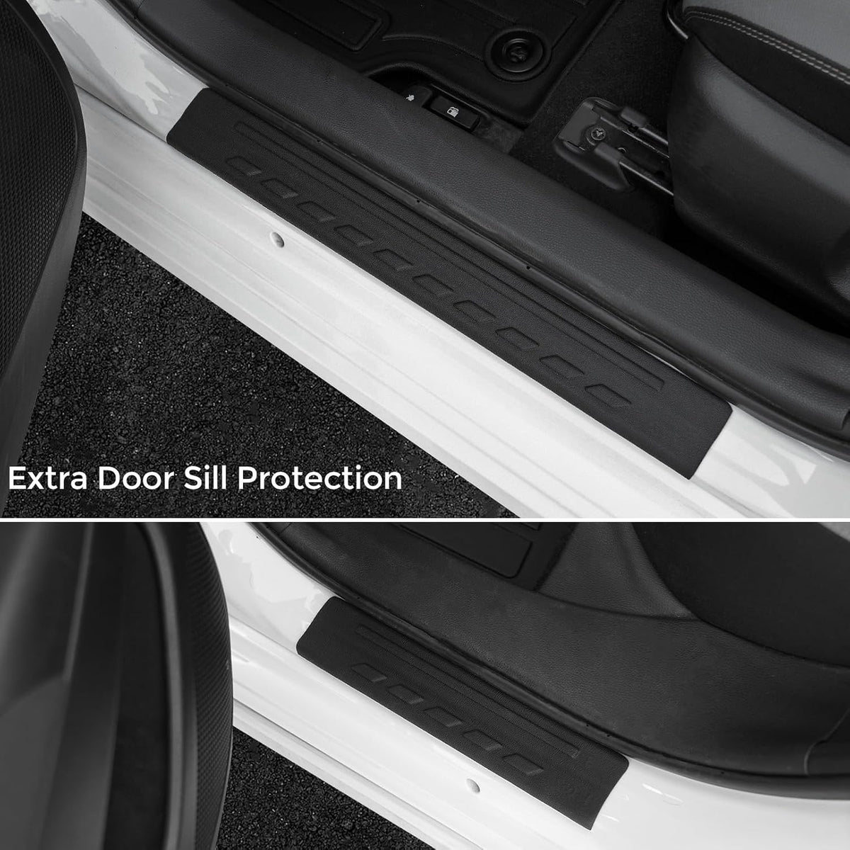 Floor Mats for Toyota Sienna 2021-2026, All Weather Floor Mats Lower Trunk Cargo Liner Accessories, Full Coverage Set (Fit 8-Seat with Spare Tire)