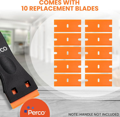 Perco Glue Off Adhesive Sticker Remover 3.3 fl. oz & Scraper with Plastic Razor for Removing Labels (Adhesive Sticker Remover & Scraper w/Plastic Razor)