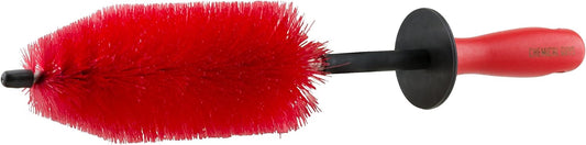 Chemical Guys Red Rocket Detailing Brush - Flexible Long-Reach Wheel and Rim Cleaning Tool for Cars, Trucks, SUVs, Motorcycles, and RVs - Safely Cleans Tight Spaces, Spokes, and Crevices