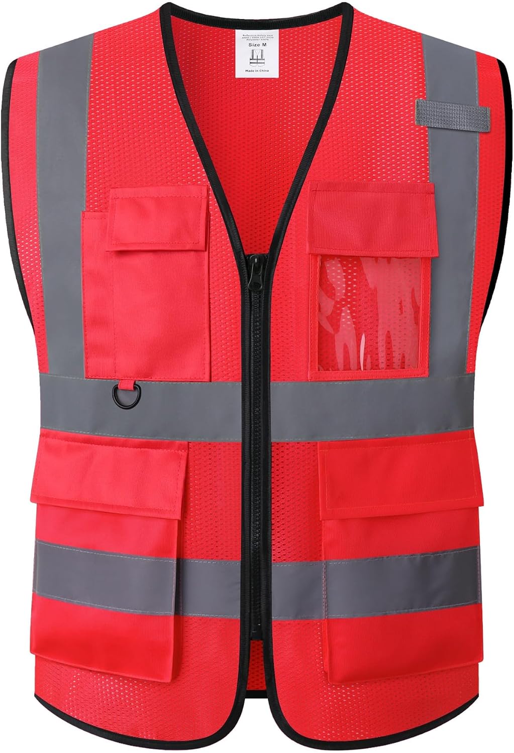 Safety Vest for Men Women Hi Vis Vest with Pockets Mesh High Visibility Vests Meets ANSI/ISEA Standards