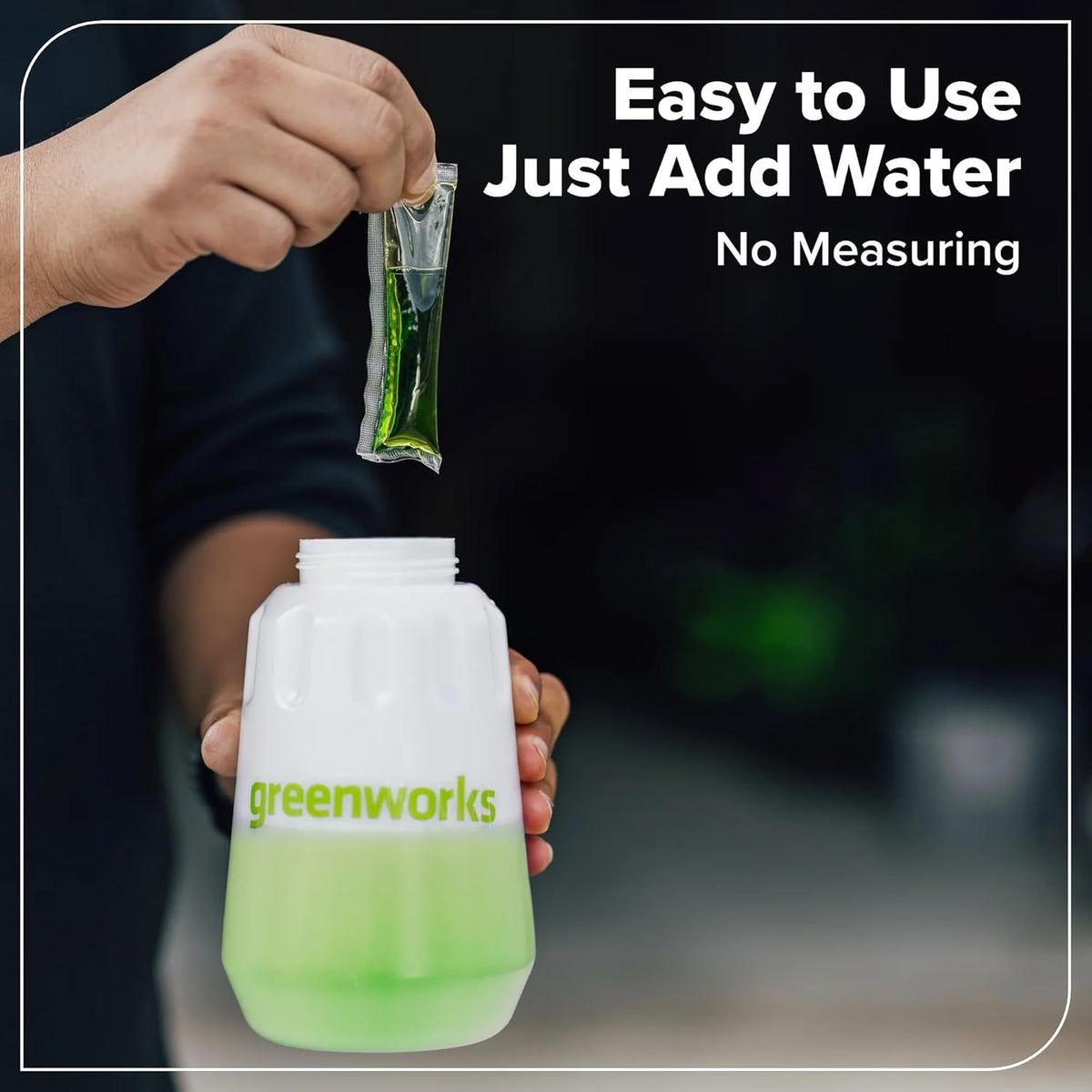 Greenworks Car Wash Pods, High-Foaming Biodegradable Car Soap, Water-Soluble Pre-Measured Pods, Streak-Free Finish, Amazing Scent, 12 Count