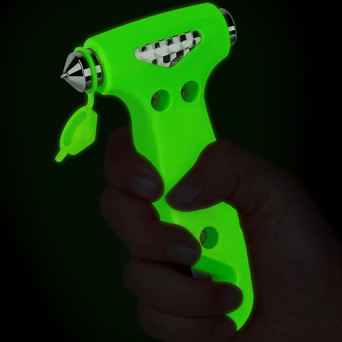 THINKWORK Car Safety Hammer, 3-in-1 Emergency Escape Tool with One Second Window Breaker and Seat Belt Cutter, Safety Emergency Car Escape Tool for Car, Office, Home, Black