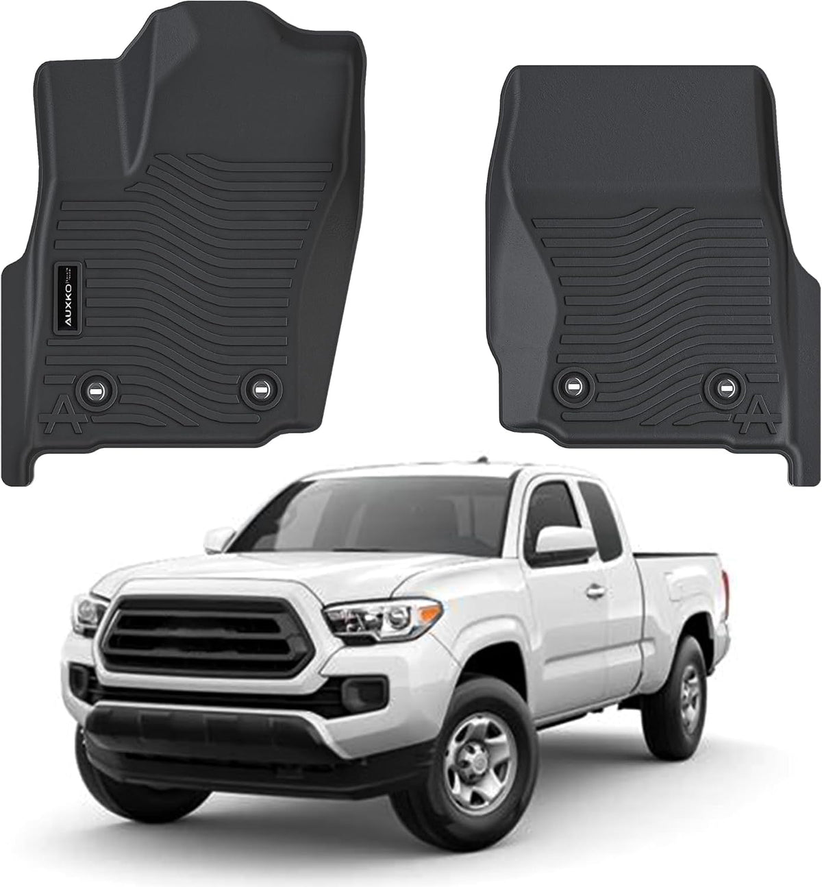 All Weather Floor Mat Fit for Toyota Corolla(Include Hybrid Exclude Hatchback) 2026 2025-2020 TPE Rubber Liners Corolla Accessories All Season Guard Odorless Anti-Slip Liner Black