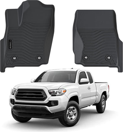 All Weather Floor Mat Fit for Toyota Corolla(Include Hybrid Exclude Hatchback) 2026 2025-2020 TPE Rubber Liners Corolla Accessories All Season Guard Odorless Anti-Slip Liner Black