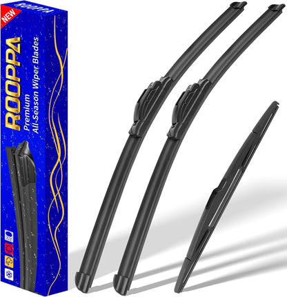 3 wipers Replacement for 2019-2023 2024 2025 2026 Subaru Forester, Windshield Wiper Blades Original Equipment Replacement - 26"/17"/14" (Set of 3) - Colors A