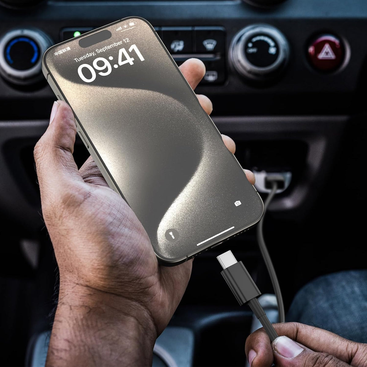 Car Carplay Cable for iPhone 17/16/15,iPhone 16/15 Plus17/16/15 Pro 17/16/15Pro Max charger ,USB A to USB C for Carplay USB C Cord, iPad USB C Cable 10th, iPad Air Car Charger Cable Cord 3FT (White)