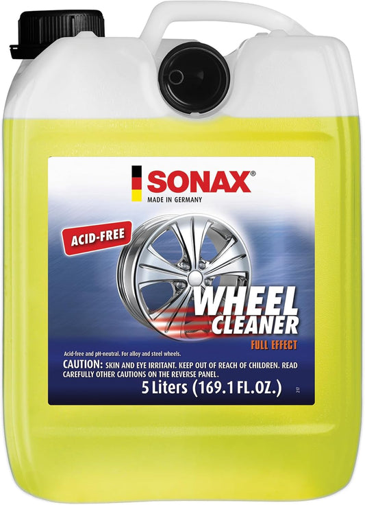 SONAX Wheel Cleaner Full Effect (230200) | Non-Acid Rim Cleaner | Color Changing Wheel Cleaner | Brake Dust Cleaner | Non-Acid Iron Remover | (500 ml or 16.9 fl. oz.)