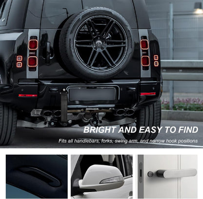 Racing Tow Strap, Stylish JDM Car Bumper Tow Strap Trailer Hook Belt for Decoration, Heavy Duty Nylon Traction Rope Universal Fit for Front or Rear Front Bumper (Black)