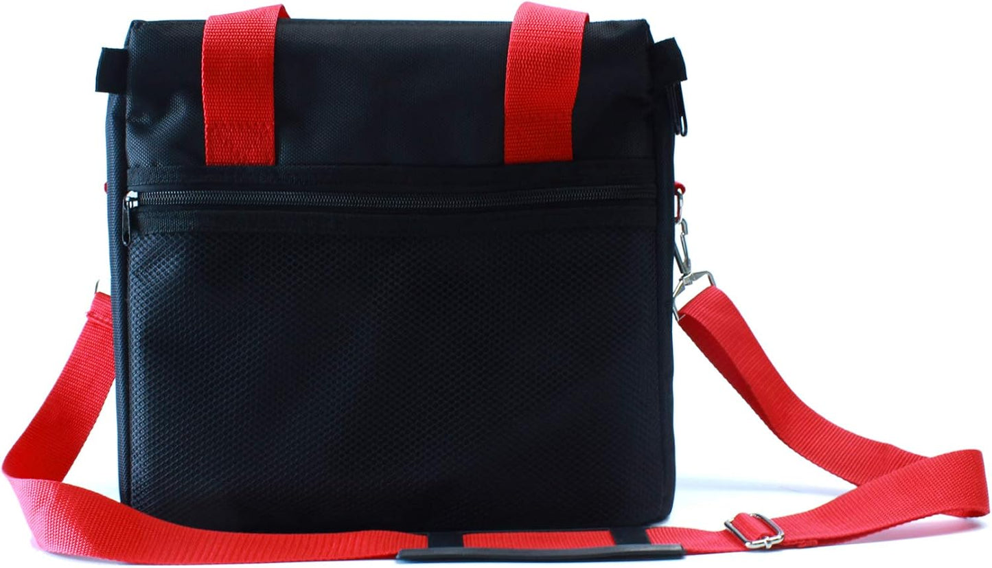 Maxshine Universal Detailing Tool Bag Tote with Belt & Handle | Durable 1680D Oxford Fabric | Compact Storage Organizer for Car Detailing Tools, Brushes, Bottles & Auto Care Accessories