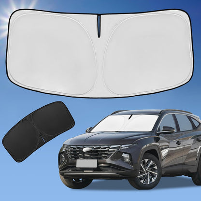 for Toyota Tacoma 2016-2023 2024 2025 2026 Sun Shade Sunshade Windshield Cover - 4 Layers Front Window Shade Custom Fit Tacoma 2Dr 4Dr Pickup Sun Visor 240T Shade Blocks UV Rays Car Accessories - Colors G