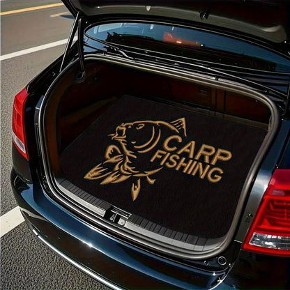 Universal Car Trunk Mat 29" x 39",Purple Colorful Flowers All Weather Trunk Protection Cargo Liner, Durable Cargo Mat Rear Trunk Liner,Stylish Vehicle Interior Accessories Suitable for Most Car Models