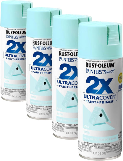 Rust-Oleum 334029 Painter's Touch 2X Ultra Cover Spray Paint, 12 oz, Gloss Clear - Colors F