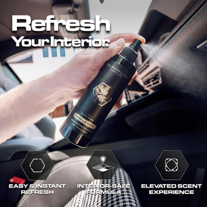 Blackline Car Care - Ocean Breeze Car Air Freshener Spray, Premium Odor Eliminator for Cars, Trucks, RVs, SUV, or Home Use - 8 fl OZ - Air Freshener - Ocean Breeze Spray