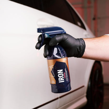 Gyeon Iron Redefined Iron Remover Fallout Cleaner for Car Paint Wheels Glass pH Neutral Color Changing Formula Removes Brake Dust Rust & Rail Dust Powerful Auto Detailing Surface Decontamination