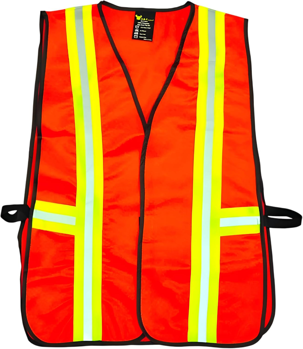 G & F Products High Visibility Reflective Safety Vest, One Size, Machine Washable Work Vest for Jobsite Safety