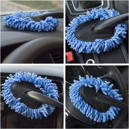 (3 Pack) Microfiber Car Duster Exterior Scratch Free, Extendable Handle Interior Multipurpose dust Cleaning Duster for car