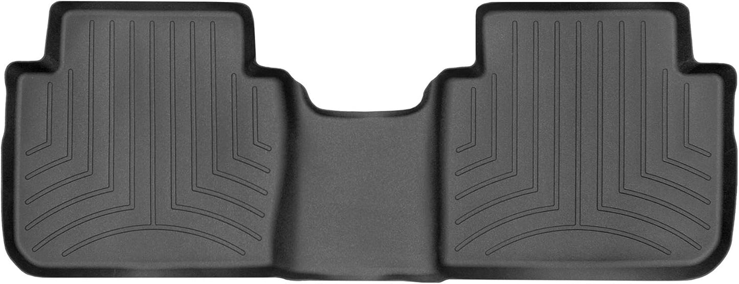 WeatherTech FloorLiners Custom Fit for 2017-2022 Honda CR-V, 2020-2022 CR-V Hybrid - 1st & 2nd Row (441110-1-2), Black