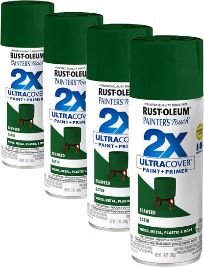 Rust-Oleum 334029 Painter's Touch 2X Ultra Cover Spray Paint, 12 oz, Gloss Clear - Colors C