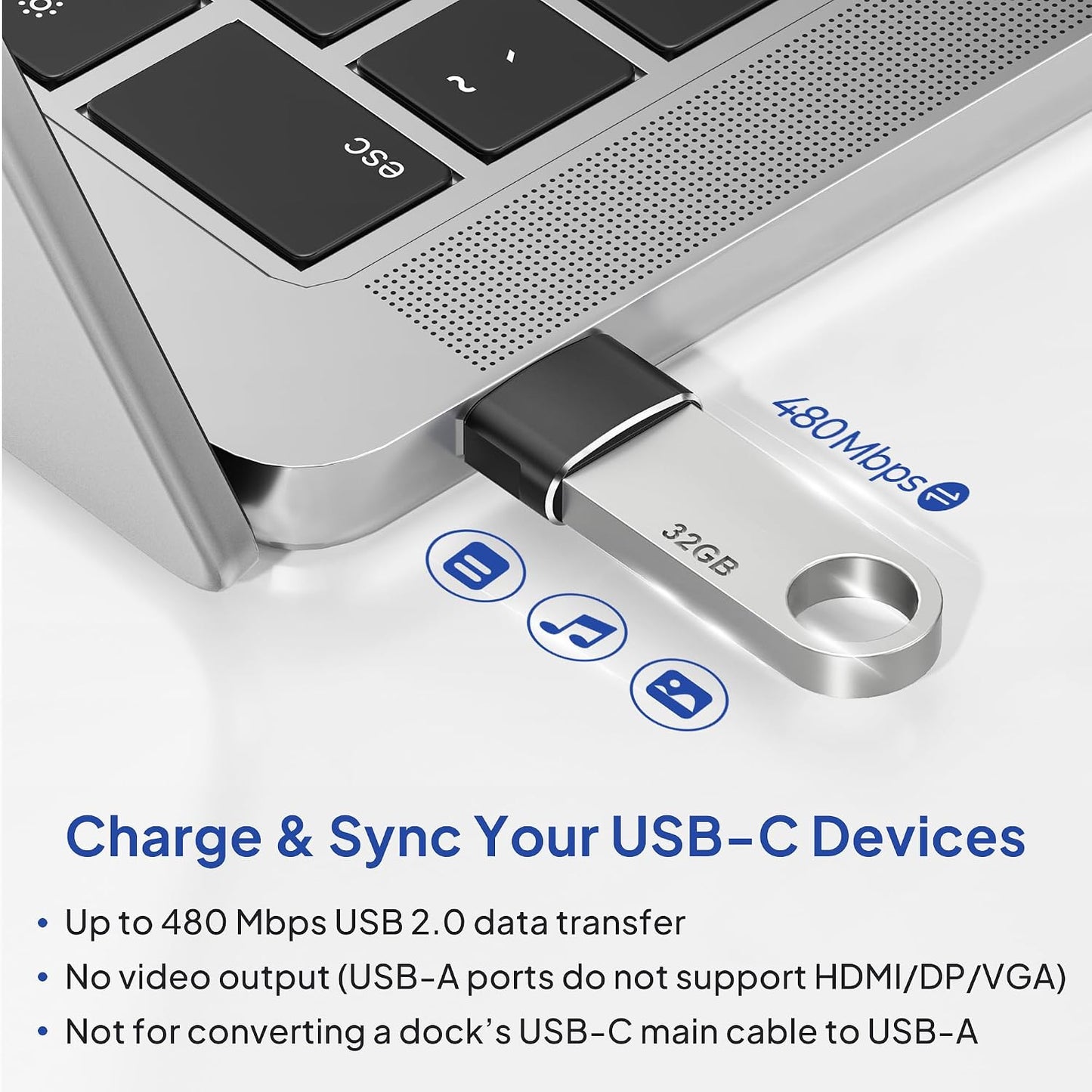Elebase USB to USB C Adapter for iPhone 17 4Pack,USBC Female to A Male Car Charger Adapter,Type C Converter Apple 17e 16 Pro Max 15 14 Plus,iWatch Watch 11 10 Ultra 3,iPad Air,Samsung Galaxy S26