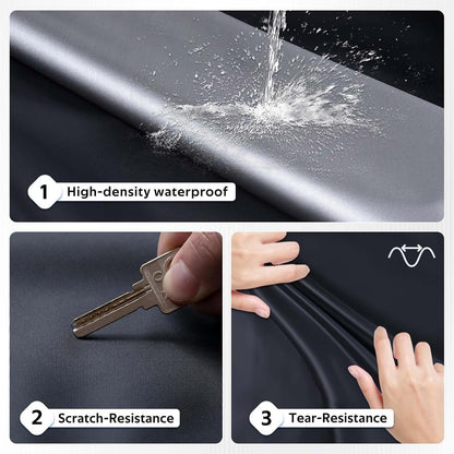 GUNHYI Car Cover for Automobiles All Weather Waterproof, Universal Fit Sedan Ford Mustang, Chevy Camaro/Malibu, Kia Optima, Hyundai Sonata, Nissan Altima, Volkswagen Passat, Tesla Model 3 etc.