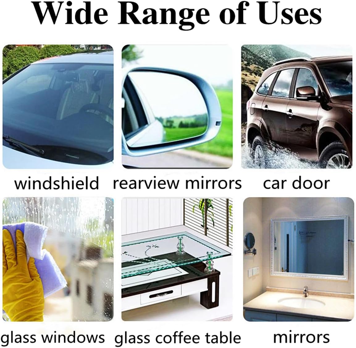 Windshield Washer Tablets, Fast Dissolving, Solid Windshield Wiper Fluid, for Cleaning Car Windshield, Mirrors and Windows (6)